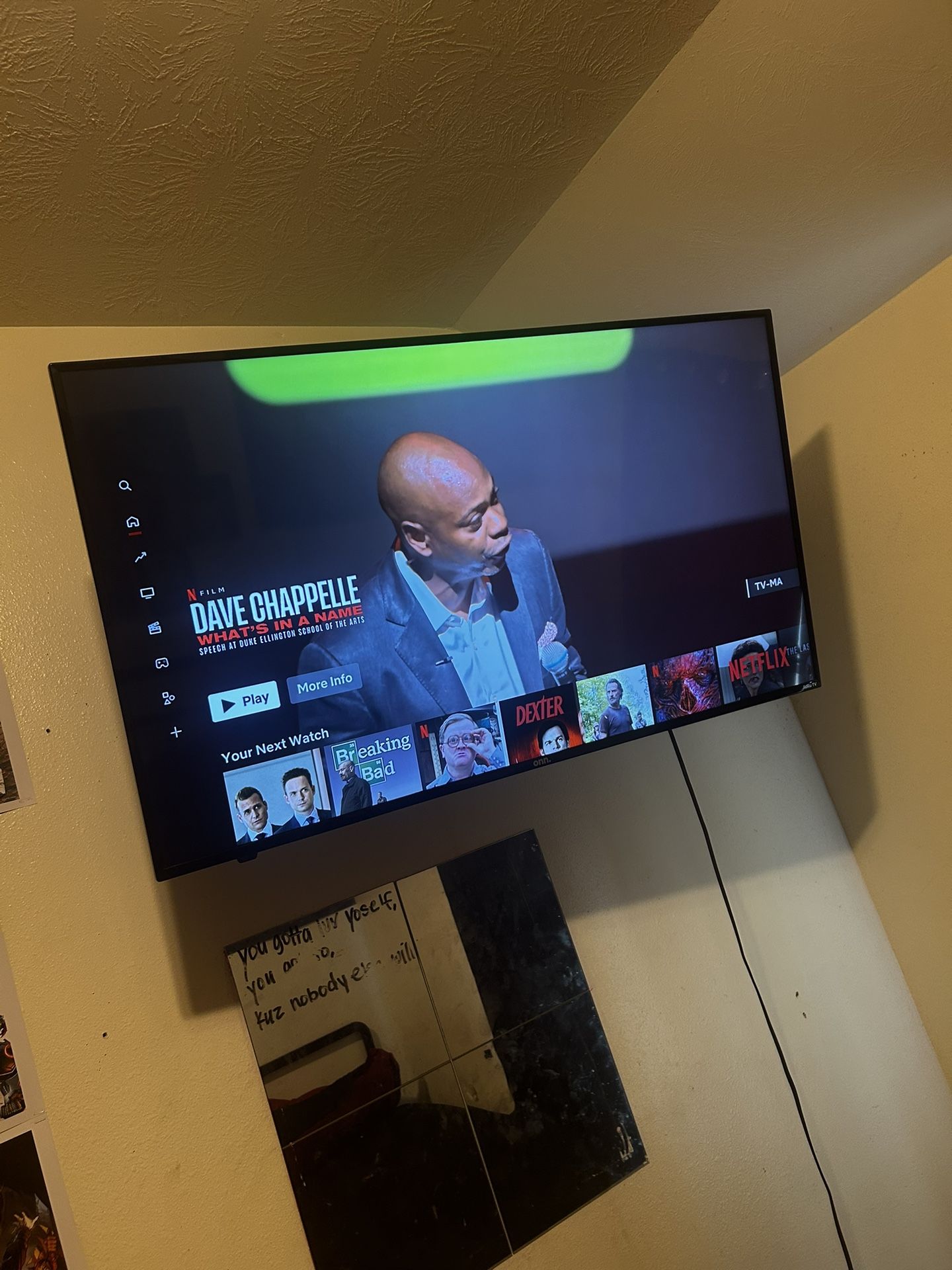50 inch Roku Smart TV with Wall Mount