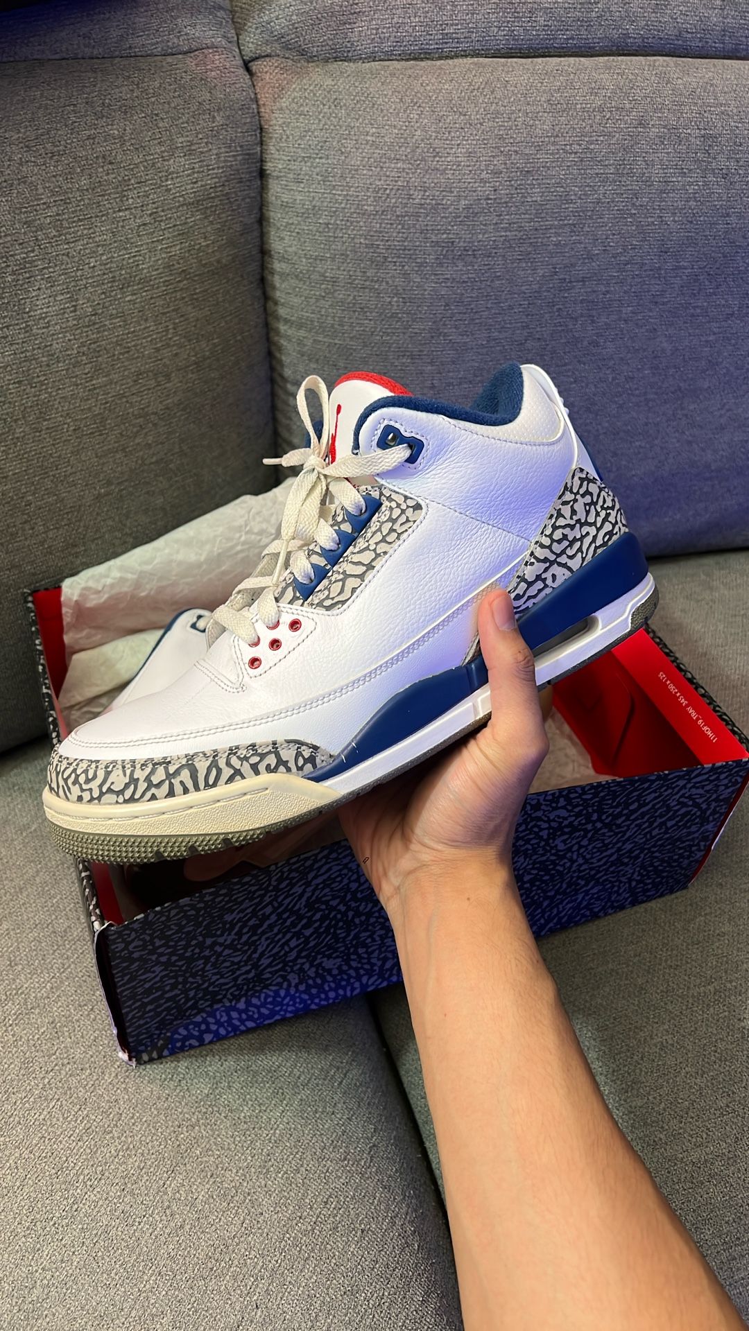 Jordan True Blue 3s