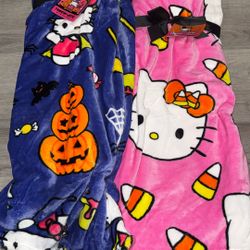 Hello Kitty Halloween Blankets