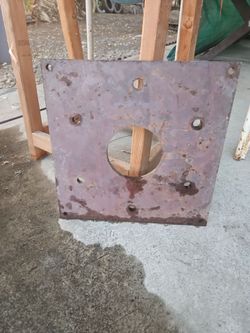 Placas de fierro de 18x18x 1/2 de ancho