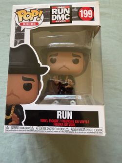 Funko Pop Rocks JMJ Run DMC 4Ever #199 Run Vinyl Figure New In Box