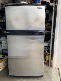 Kitchen aid stainless steel refrigerator in good condition for sale