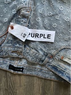 Purple jeans