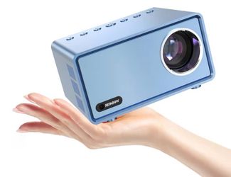 Brand New Full HD 1080P Projector with Wifi and Bluetooth + 120” Screen