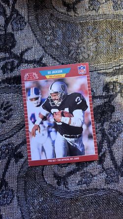 Bo Jackson Pro Set NFL Trading Card Raiders