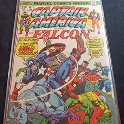 Captain America And The Falcon #181 First App Of Roscoe Simons Marvel 1975