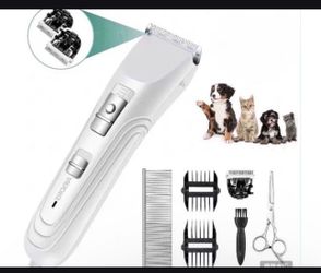 AIBORS Dog, Cat Shaver for Grooming High Power for Thick Heavy Coat Quiet White