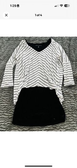 White House Black Market Stretch Top/ Tunic Size med
