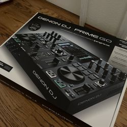 Denon DJ Prime Go Smart, Standalone, 2-channel DJ Controller w/ EXTRAS