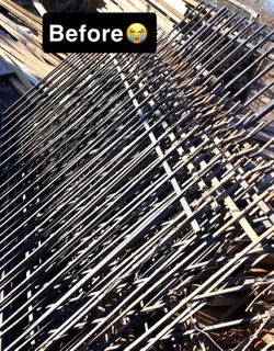 5ftx8ft Black Steel Fence Panel Monroe Residential (Pick Up Today)