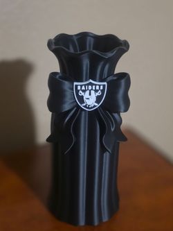 Raiders-Themed Vase,