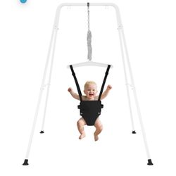 Baby Jumper With Stand, With Adjustment Strap Indoor/outdoor For Boys Girls 6-24 Months,