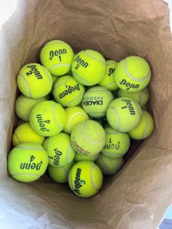 50 playable tennis balls in great shape