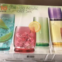 Nuevo Set De Vazos Acrylic  De Colores 