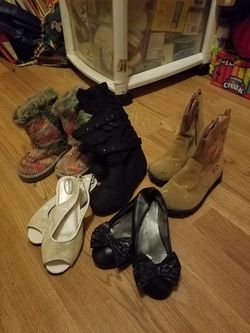 Boots and dress shoes