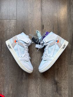 Jordan 1 High Virgil Abloh Archive Alaska Mens Size 8 FIRM PRICE