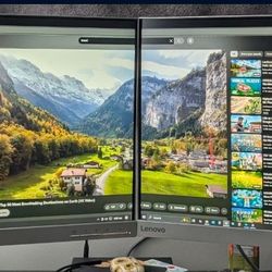 Dual Lenovo Monitors