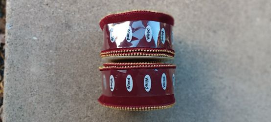 Wired Velvet Ribbon