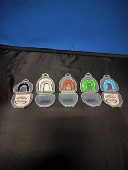 5 New MENDLY Professional Multi Sport Mouthguard (Different Colors)