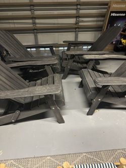 4 Adirondack Chairs