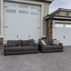 Sofa & Loveseat With USB Ports