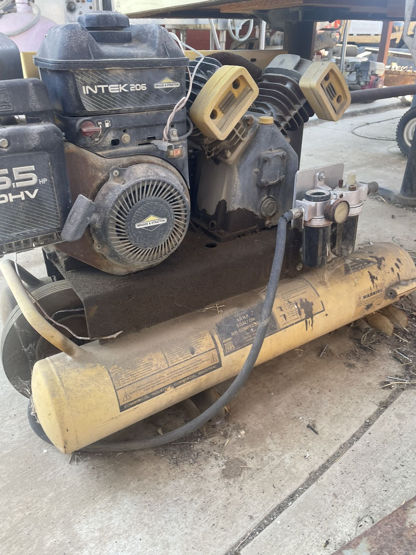 Gas Power Air Compressor 