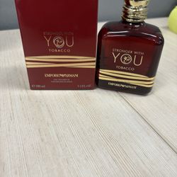 Emporio Armani Stronger with You Tobacco 3.4oz 100ml Exclusive Edition Spray