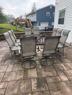 Outdoor patio chairs