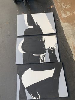 Three piece painting