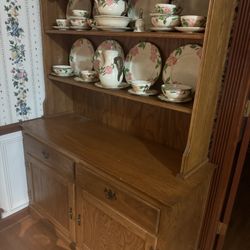 Hutch With China Set