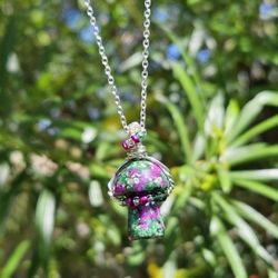 Stone Mushroom Necklace