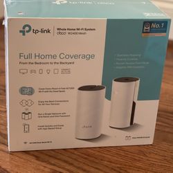 New Whole Home Wi-fi TP Link W2400 Mesh System - 2 Pack