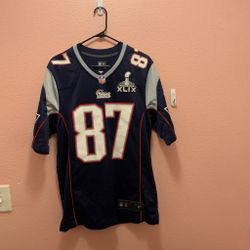 New england patriots Grownkski Football Jersey #87 SuperBowl