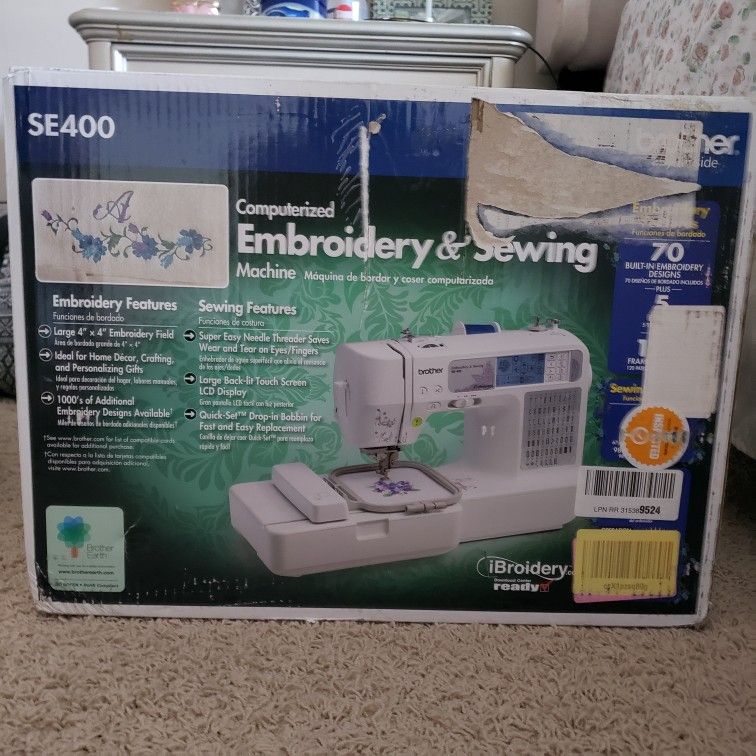 Brother SE400 Computerized Sewing And Embroidery Machine
