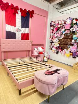 Pink Full size bed frame