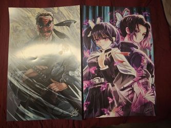 DBZ /Demon Slayer/ Jujutsu Kaisen Posters