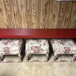 Entry Table And Stools
