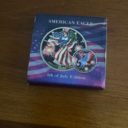 4th Of July Edition Silver Eagle 1 Oz