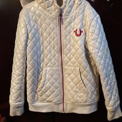 True Religion Jacket Hot Pink And White 
