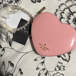 Kate Spade Pink Pearl Wallet Mini Purse 