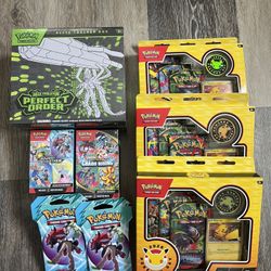 Pokemon Sealed Boxes And Sleeved Packs ETB