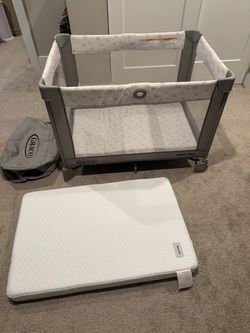 New playpen and mattress insert