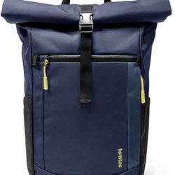 New In Box tomtoc Roll Top Laptop Backpack, Lightweight, Water-Resistant Commute Expandable Casual Daypack for 13-16 inch MacBook

