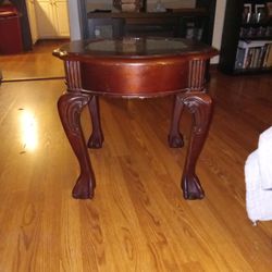 Wood End Table 