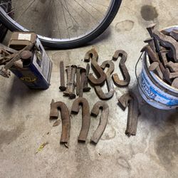 Railroad Spikes And Parts 