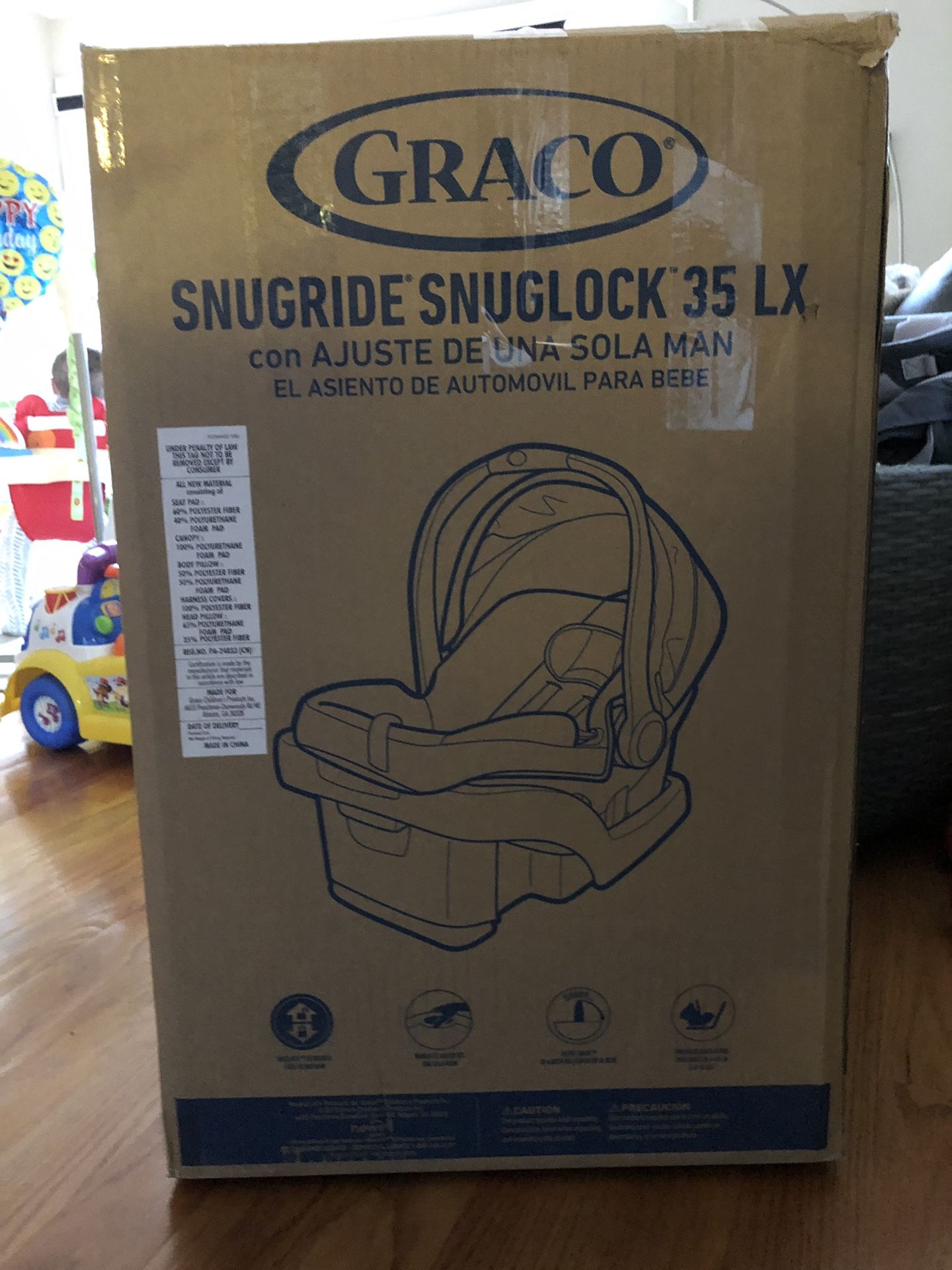 Brand New Graco SnugRide SnugLock 35 LX 1-hand Adjust Infant Car Seat