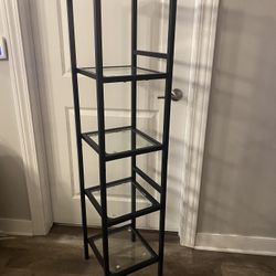 5-Tier Shelf with removable glass bottoms