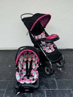 LIKE NEW DISNEY MINNIE MOUSE TRAVEL SYSTEM 