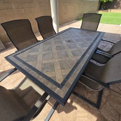 Outdoor patio table 80x42