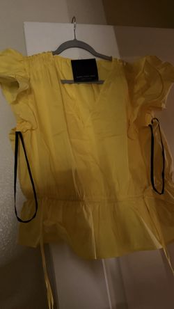 Women’s yellow blouse